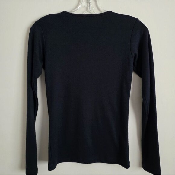 GIUSEPPE ZANOTTI | Embellished Sweater Beaded Navy Sz M - Picture 2 of 6